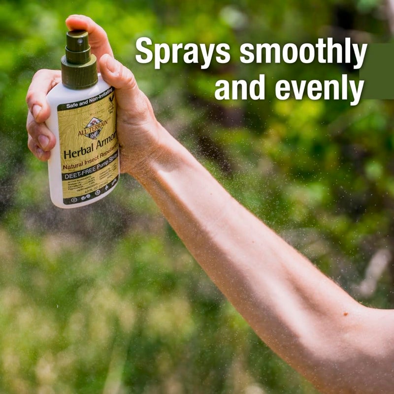 All Terrain Herbal Armor DEET-Free Pump Spray 2 oz. Travel Size Insect Repellent, Plant-Based and All Natural, Safe for Family and Pets, Mosquito and Bug Protection - Image 4
