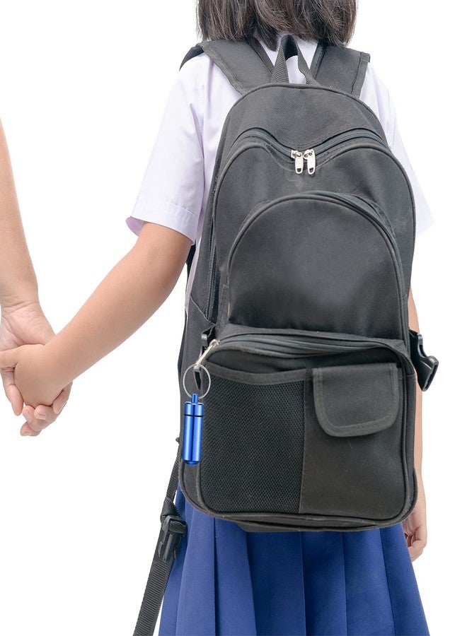 Hotop Multicolor 27-Piece Aluminum Pill Case Keychain with Waterproof Design - Image 3