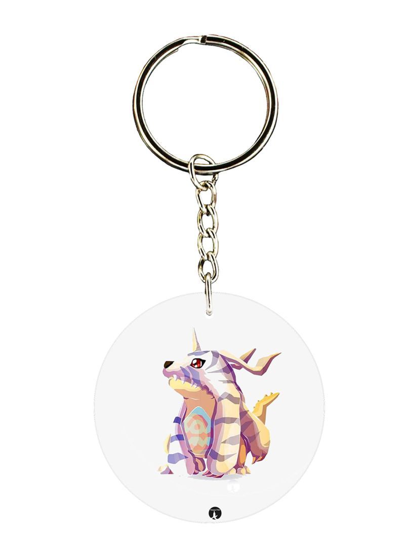 The Anime Digimon Printed Keychain