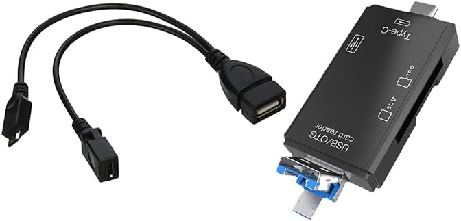 Accessonico Storage Expansion Kit Compatible With Fire TV Stick, FireStick 4K, Replacement for Toshiba Samsung TV, 3-in-1 SD Card Reader File Transfer OTG Cable for Firesticks, Media Devices, Micro SD - Image 1