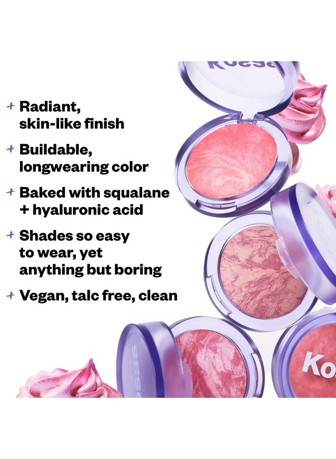 Kosas Kosas Blush is Life - Talc-Free Dimensional Blush Baked with Squalane & Hyaluronic Acid - Long Wear, Safe for Sensitive Skin- Blissed  - Image 5