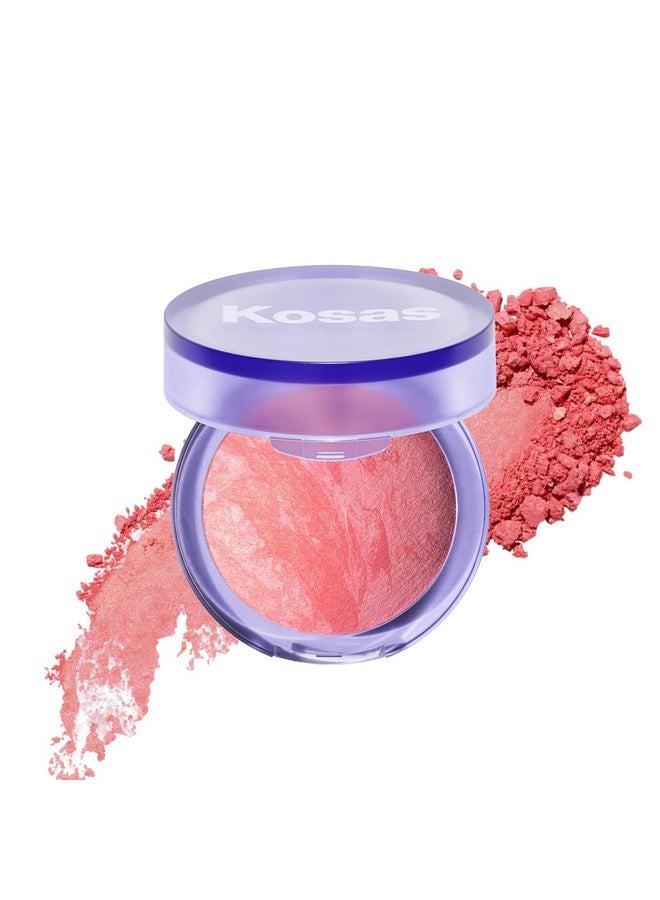 Kosas Kosas Blush is Life - Talc-Free Dimensional Blush Baked with Squalane & Hyaluronic Acid - Long Wear, Safe for Sensitive Skin- Blissed  - Image 1