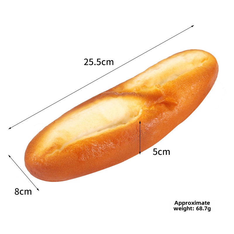 Realistic Caterpillar Bread Cake Model Cut bread 