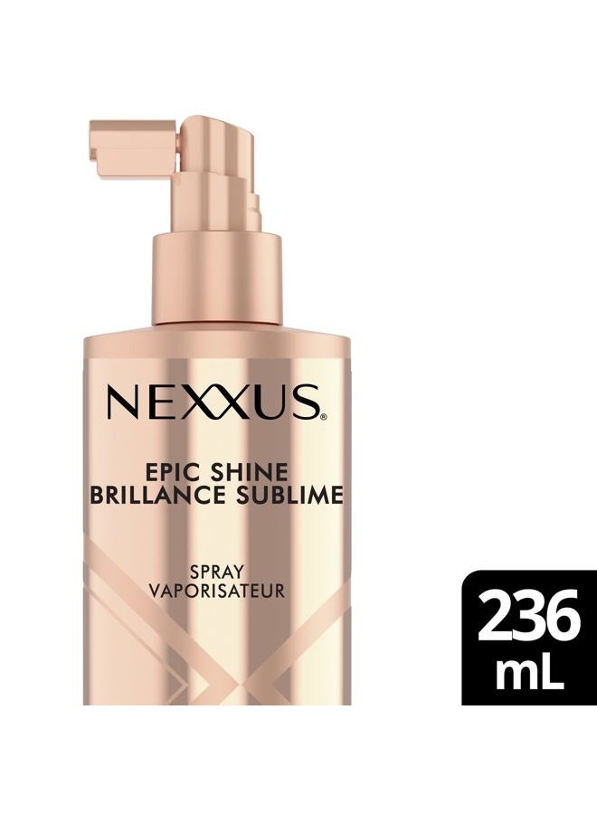 Nexxus بخاخ إبيك شاين لمكافحة الرطوبة حماية من الحرارة للمعان طويل الأمد وخفيف الوزن، بتقنية ستايل بروتكت 8 أونصات - Image 2