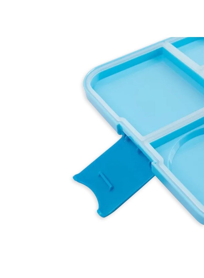 Cocobee Dino Bento Lunch Box With Food Jar, 4 Compartments - Blue - Image 3
