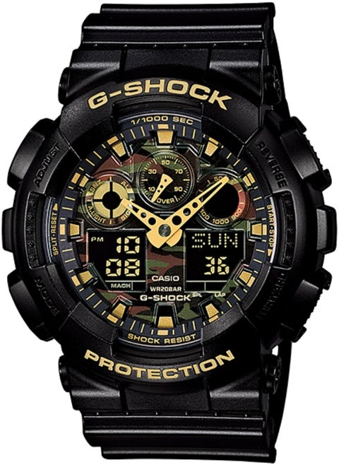 Casio G Shock Camouflage men's watch GA-100CF-1A9