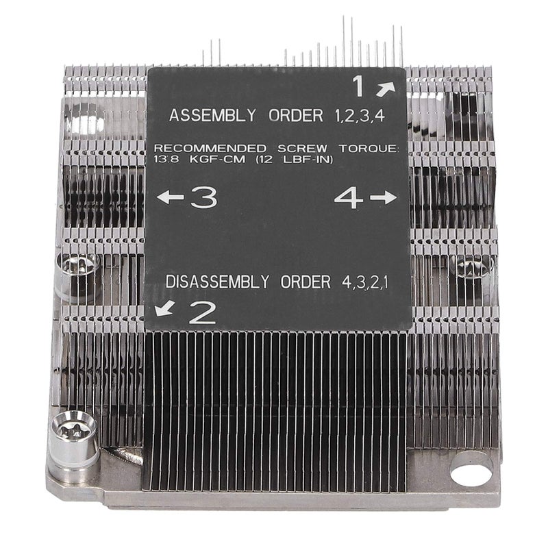 1U مبرد وحدة المعالجة المركزية غرفة التبريد لمقبس LGA 3647 سهلة التركيب SNKP0067PS - Image 4