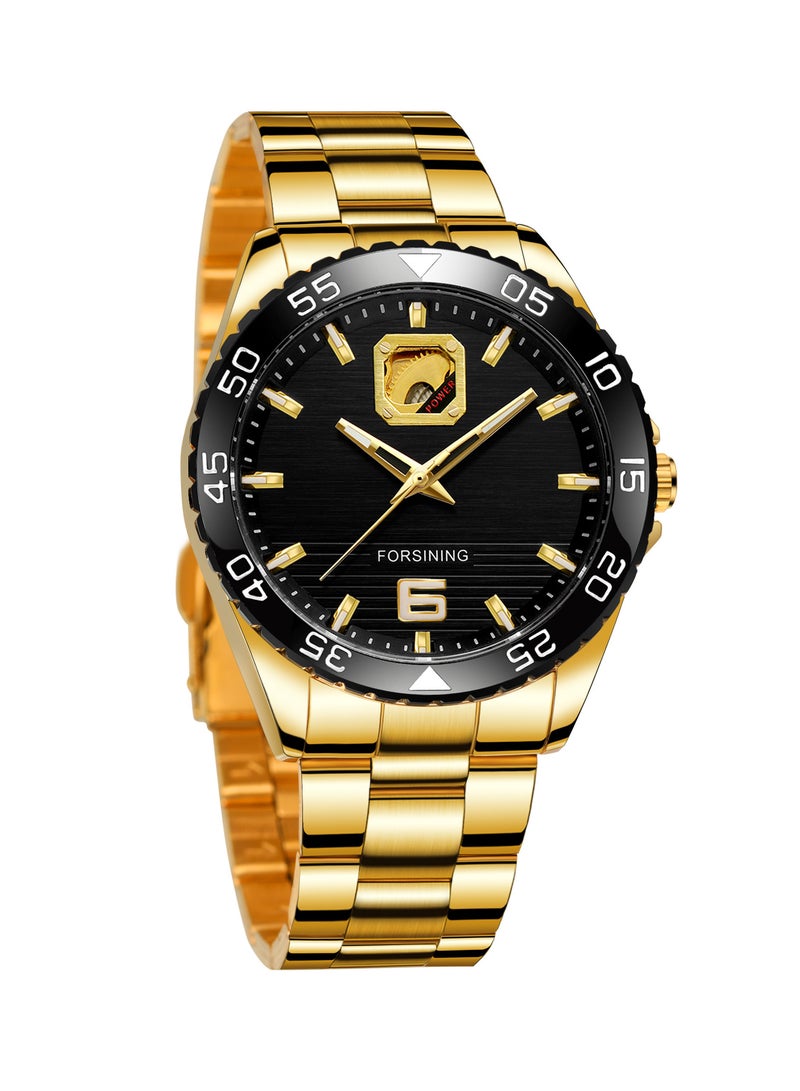 Forsining Men Automatic Mechanical Accurate Time Transparent Back Glowing Pointer 30 M Waterproof Male Fashion Watches Masculine Wristband - Image 2