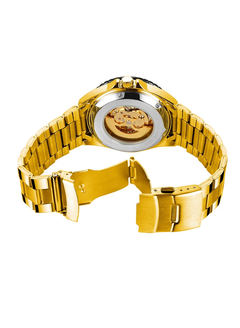 Forsining Men Automatic Mechanical Accurate Time Transparent Back Glowing Pointer 30 M Waterproof Male Fashion Watches Masculine Wristband - Image 3