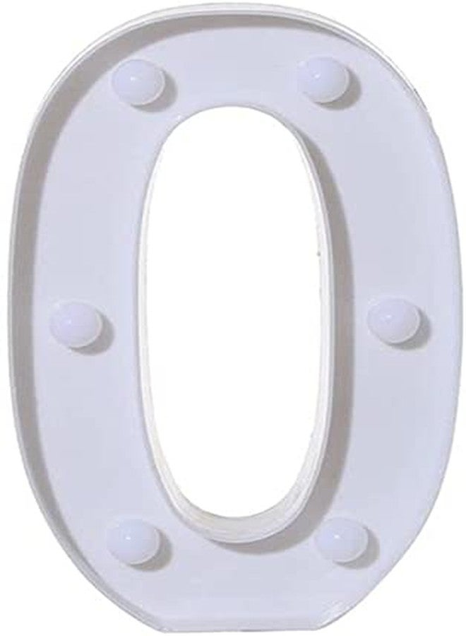 Balloonistics LED Marquee Number Light Sign for Party Family Wedding Decor Walls Hanging (Number 0) - Image 3