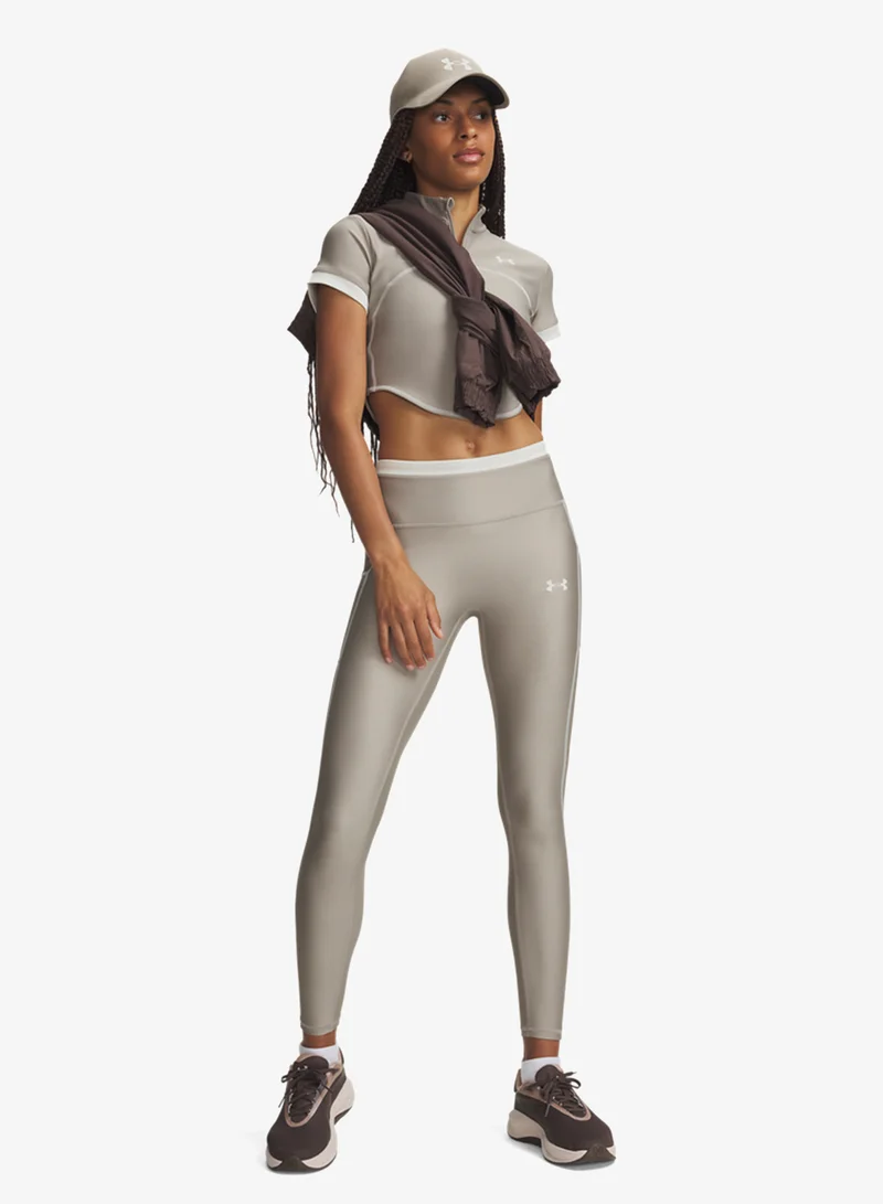 Under Armour Timberwolf Taupe /  / Summit White HeatGear Novelty Leggings for Women | Best Price UAE
