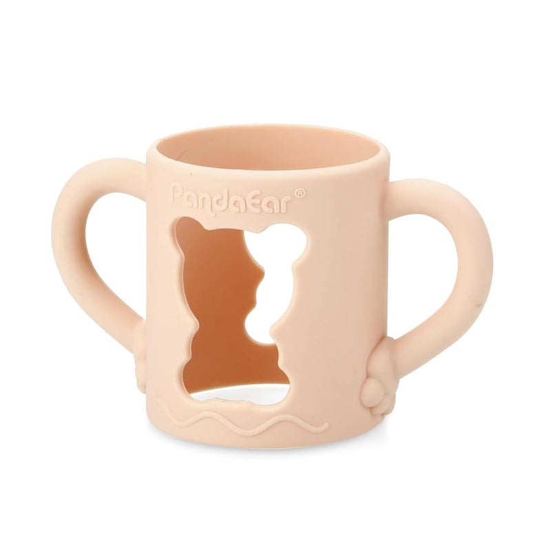 PandaEar 4 Pack Silicone Baby Bottle Handles Compatible with Dr Brown 8 oz250 ml Narrow Baby Bottles Baby Feeding Bottle Holder Grips - Image 5