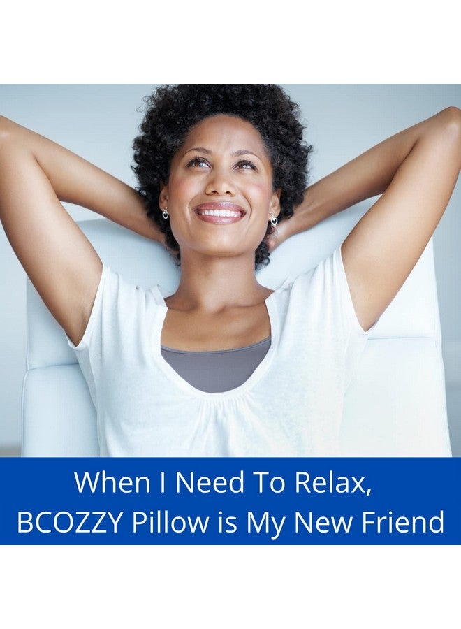BCOZZY Neck Brace Pillow - Patented Relief for Neck Pain and Supportive Sleep-Soft, Washable, and Adjustable for Comfortable Resting. Black - Image 5
