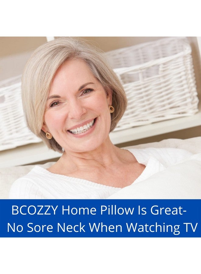 BCOZZY Neck Brace Pillow - Patented Relief for Neck Pain and Supportive Sleep-Soft, Washable, and Adjustable for Comfortable Resting. Black - Image 3