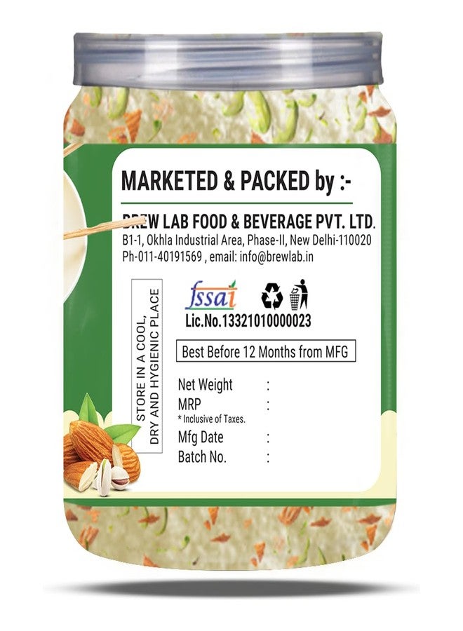 Brew Lab Instant Badam, Pista Kulfi Mix Powder 250 gm || Ready to Cook || With Real Badam Pista Bits || Natural Taste & Flavor || 250 g - Image 3