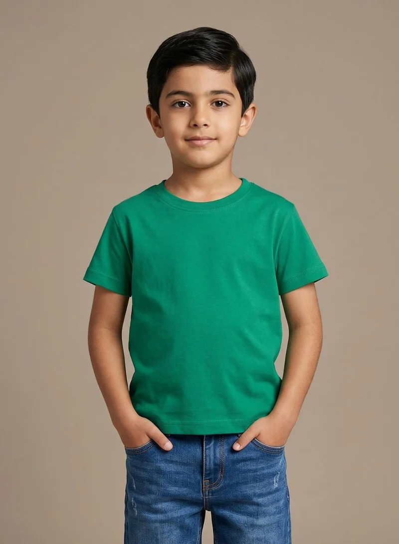 بيبي كلو Boys Game Over Green Back T-Shirt