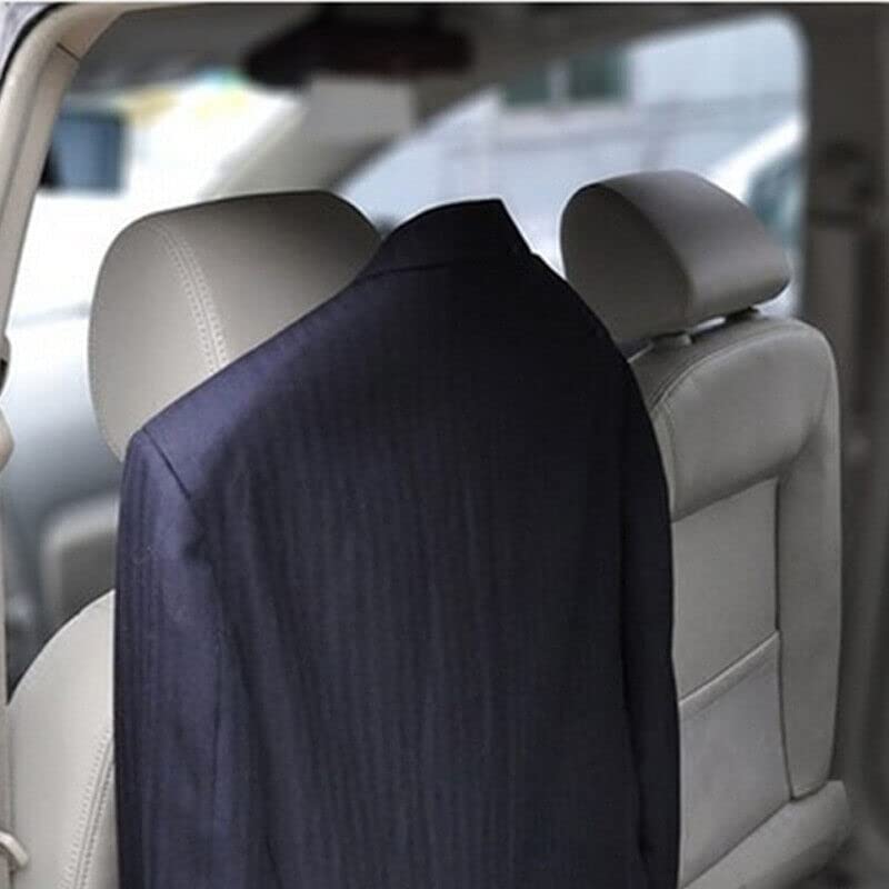 DHAVL dhavl Plastic Car Back Seat Headrest Suit Blazer Hanger Headrest Holder Car Seat Headrest Coat Clothes Jackets Suits Shirts Hanger Hook  - Image 3