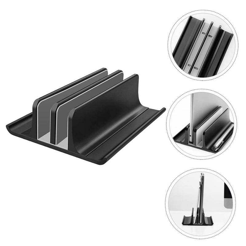 Aluminum Alloy Vertical Laptop Cooling Stand Notebook Cooler Radiator Rack - Image 3