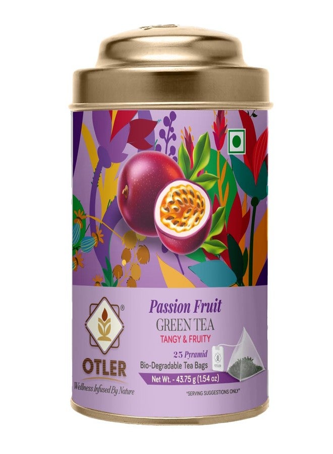 Otler شاي أوتلر الأخضر بنكهة فاكهة الباشن فروت - 25 كيس شاي أعشاب | شاي أخضر مع فاكهة الباشن فروت، القراص، عشبة الليمون والحمضيات | منعش، منشط، بنكهة الفواكه | خالٍ من الكافيين | 100 غرام - Image 5