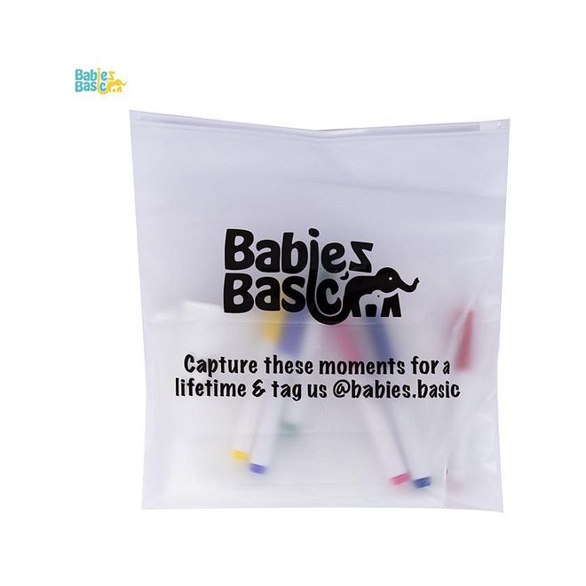 Babies Basic Reusable Silicone Coloring Mat, with Pens and Travel Case, Endless Creativity, Montessori Toy, 40 x 3 x 30cm, 3 Years+ - Arabic Alphabet Design - Image 5