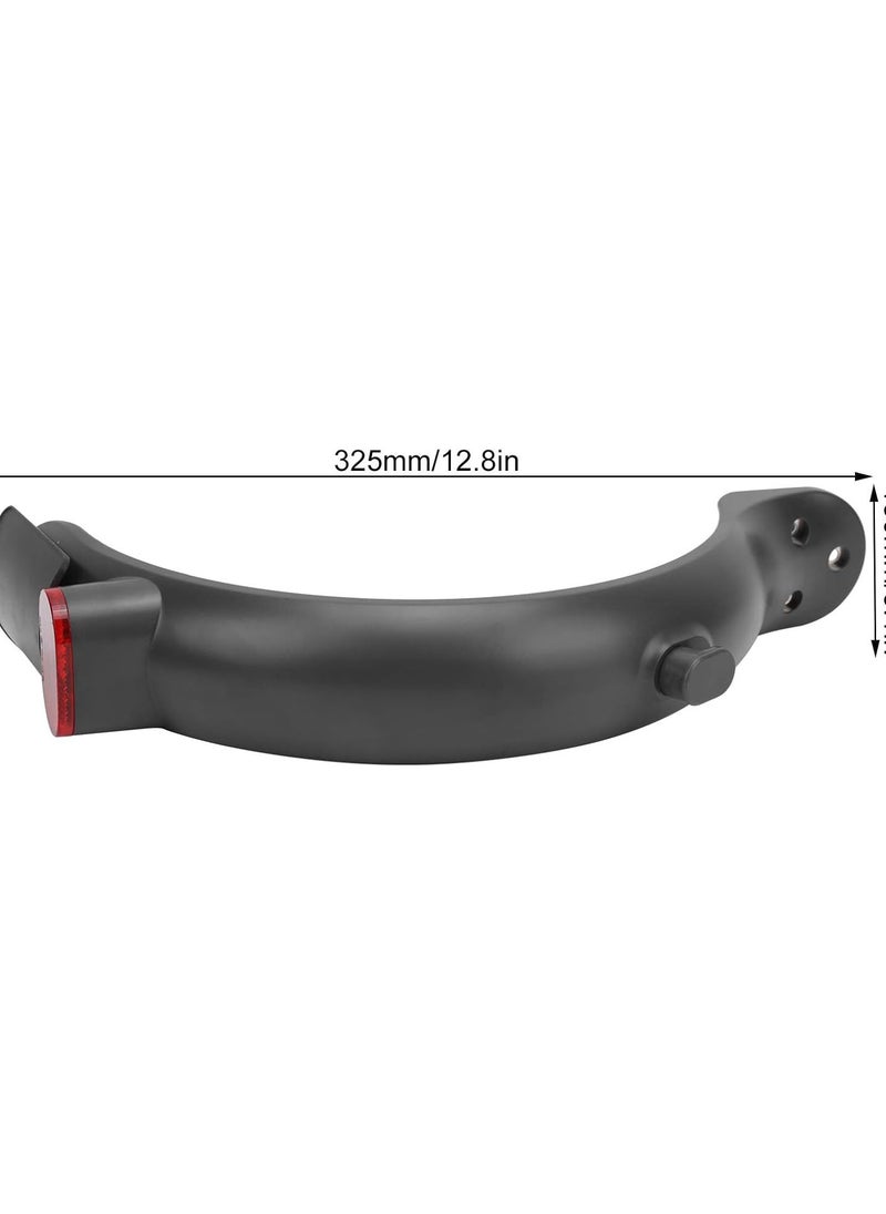 GGOOT Electric Scooter Tail Mudguard, Electric Scooter Rear Mud Guard with Tail Light Licence Rack Hanger for M365  - Image 2