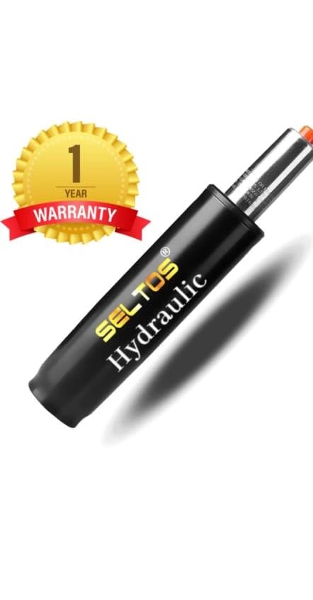 SELTOS Heavy Duty Office Chair Gas Lift Cylinder Replacement Universal Size Hydraulic and Pneumatic Shock Fits Most Executive Chairs Black - Image 3