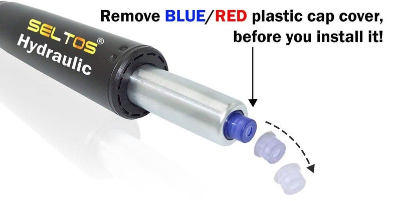 SELTOS Heavy Duty Office Chair Gas Lift Cylinder Replacement Universal Size Hydraulic and Pneumatic Shock Fits Most Executive Chairs Black - Image 5