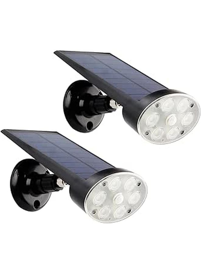 Solar Security Lights 2 Pack With Remote 3 Modes 860 Sq Ft Coverage 120 Degree Wide Angle - Image 1