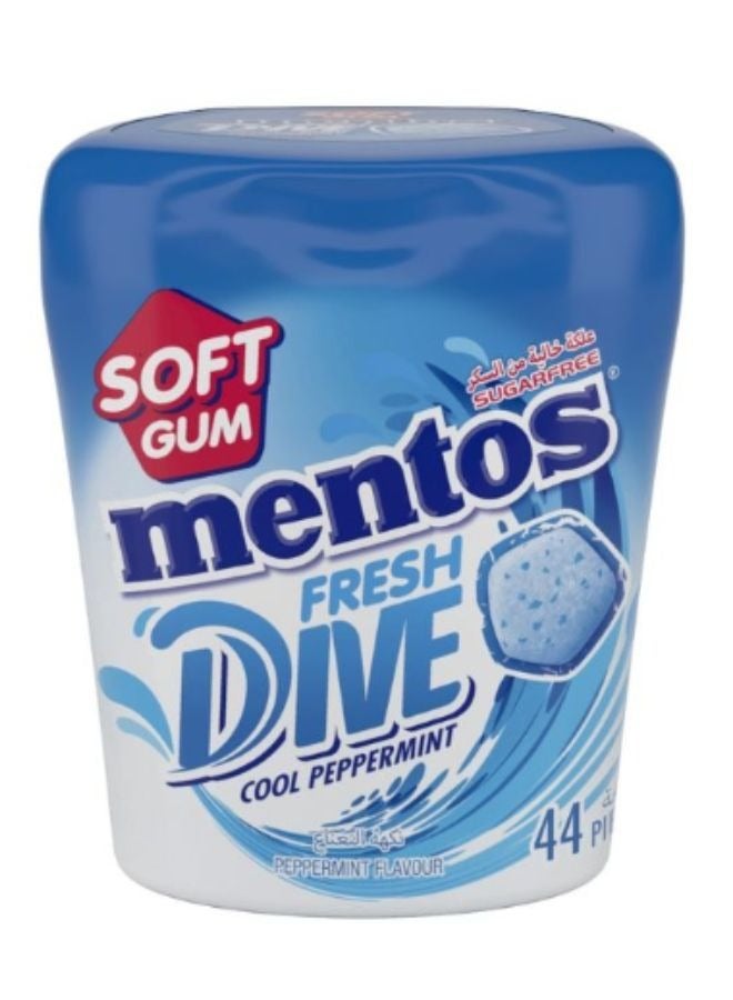 Mentos Fresh Dive Peppermint Chewing Gum 88g - Image 1