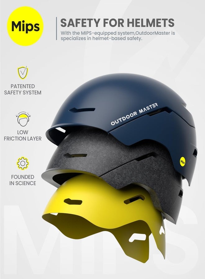 OutdoorMaster Ski Helmet Set,ELK MIPS Ski Helmet with OTG Ski Goggles - MIPS Snowboard Helmet Set for Men, Women & Youth - Image 2