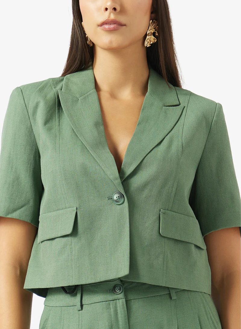 Vero Moda  Casual Short Sleeve Fitted Blazer for Women | Best Price UAE