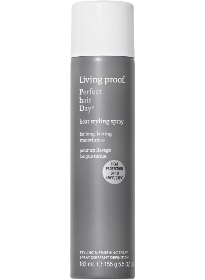 Living Proof Heat Styling Spray with Thermal Protection - Shields Hair from Heat Damage, Provides a Smooth, Frizz-Free Finish for All Hair Types (174 ml) - Image 1