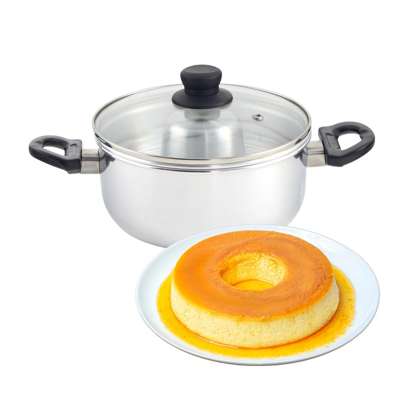 Imusa IMUSA 3Qt Double BoilerBao Maria w8in Flan Inner Pan  20cm
