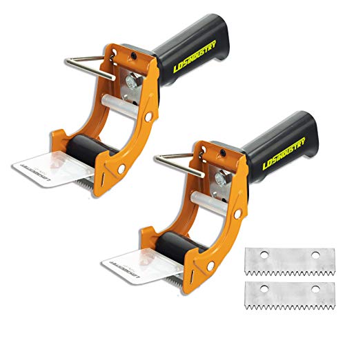 LDS Industry 2 Pcs Rapid-Replace Packing Tape Dispenser Guns with Extra Blade, 2 in (50mm) Lightweight Ergonomic Industrial Handheld Heavy Duty Tape Cutter for Carton, Packaging and Box Sealing, LDS Industry - Image 1