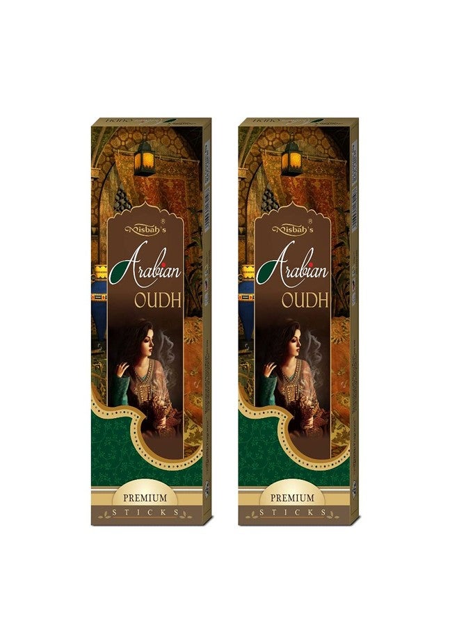 Misbah Arabian Oudh Incense Sticks 50g Pack of 2 - Image 2