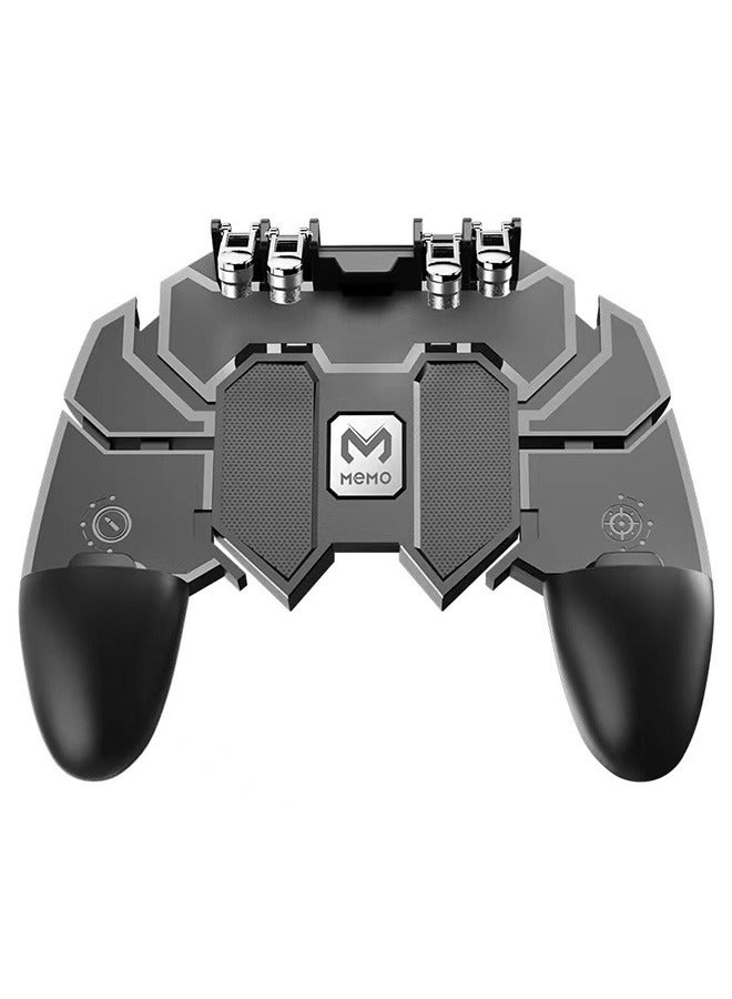 XICEN Mobile Game Controller with L1R1 L2R2 Triggers, PUBG Mobile Controller 6 Fingers Operation, Joystick Remote Grip Shooting Aim Keys（AK-66） - Image 1