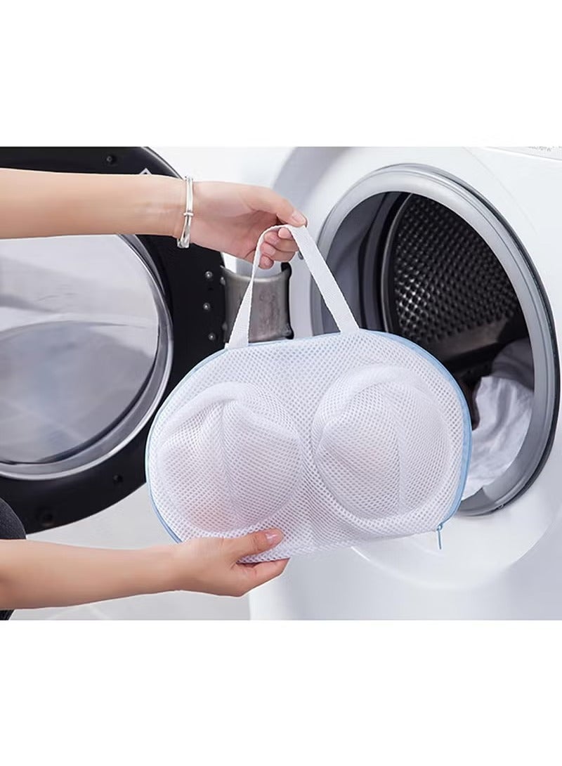 Geustos Bra Wash Bags for Laundry, 3Pcs Lingerie Mesh Bag Set for Washing Machine with Zipper for Women Laundry Storage Washing Delicates (A to C Cups) - Image 3