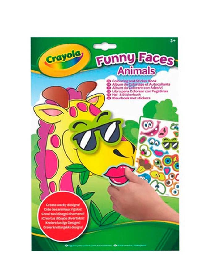 Crayola Funny Faces People Colouring & Sticker Book - Characters May Vary - Image 4