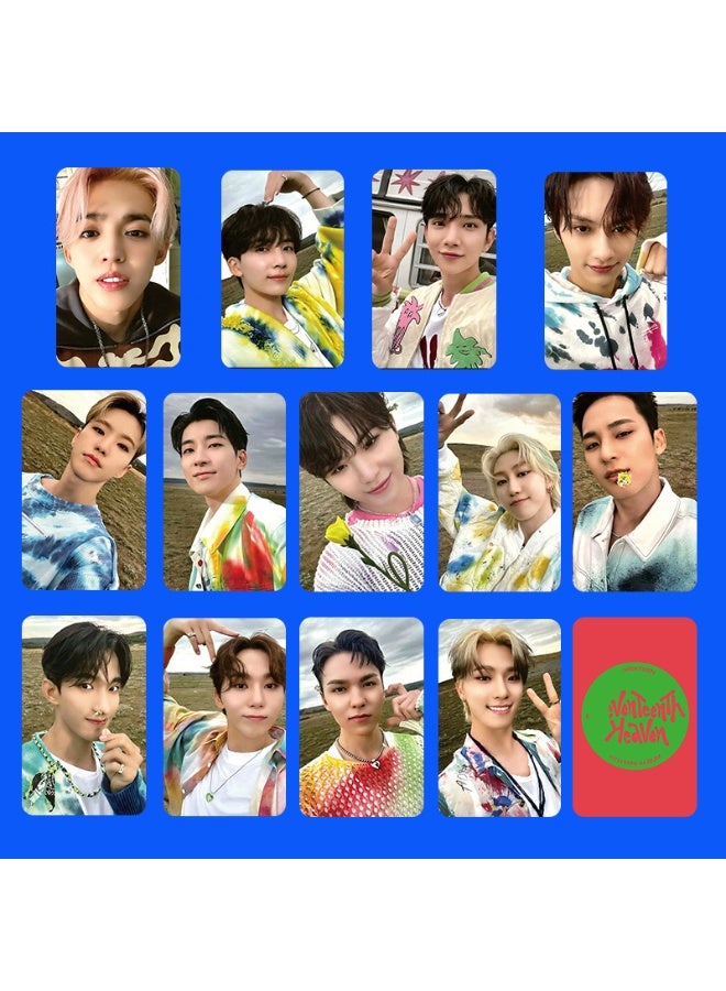 NIBEMINENT 13 Pcs Kpop SEVENTEEN MINI11 YZY4.0 Lomo Cards Card For Fans Collection Gifts