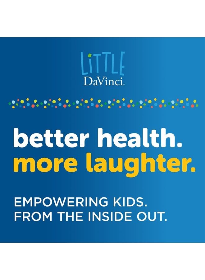 Davinci Labs Chewable Kidbiotic - Kids Probiotics to Support Digestion, a Healthy Gut, Brain Health and Immunity - with Probiotics, Amylase, and More - Tropical Fruit Flavor - 90 Chewable Tablets - Image 5