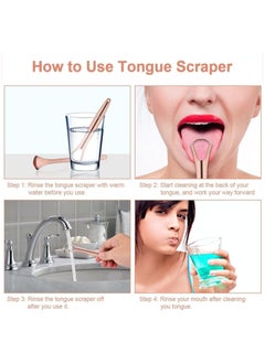 Hihonor Tongue Scraper(3 Pack),Tongue Cleaning Tool,Care Tools With Travel Case,Stainless Steel Tongue Cleaners For Oral Hygiene Fresh Breath And Reduce Bad Breath Reusable Care Scraper For Adults  - Image 5