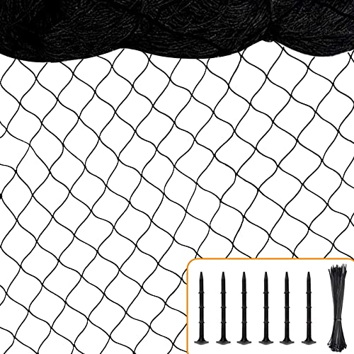 BSTPCOO Bird Netting 50'x50' with 1" Square Mesh Bird Net Garden Nettings for Chicken Coop Roof, Poultry Netting Heavy Duty Nylon Net Aviary Nettings Deer Fence Hawk nets for Chicken Run - Image 1