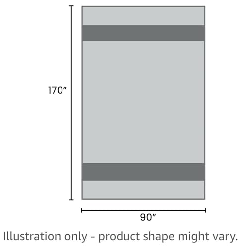MAXOSHINE Extra Large Size Towels for Bath-Super Soft Jumbo Bath Towels with Hanging Loop-Highly Absorbent Quick Drying Bathing Towel for Men & Women-90x170 cm - Image 5