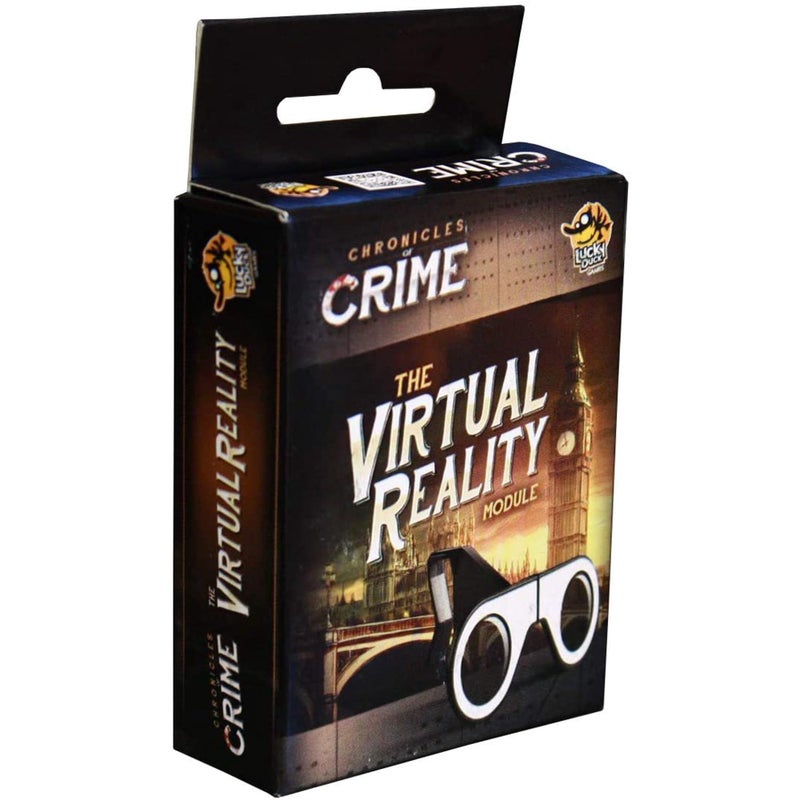 LUCKY DUCK GAMES Chronicles of Crime Board Game The Virtual Reality Module - VR Goggles, Immersive Detective Mystery Adventure for Kids and Adults, Ages 12+, 1-4 Players, 60-90 Min Playtime, Made by Lucky Duck Games - Image 1