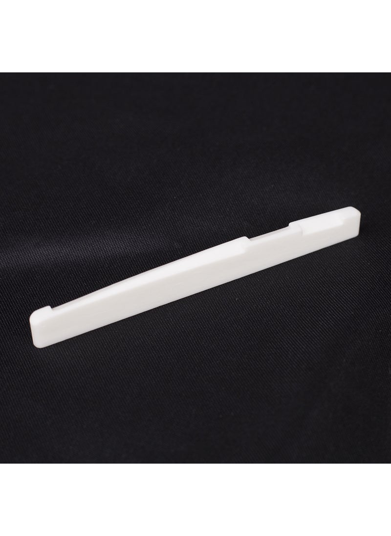 Generic - Acoustic Guitar Bone Nut Saddle Bridge White Cow bone lower string pillow 72*3*9mm (single lower string pillow) - Image 1