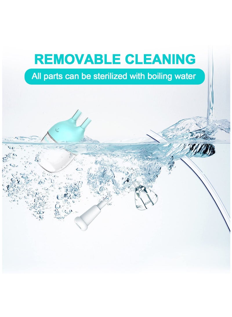 Nasal Aspirators Baby, Baby Nose Unblocker Premium Anti-backflow Snot Sucker for Baby, Newborn and Toddlers Nose Congestion Relief(2 Pcs) - Image 5