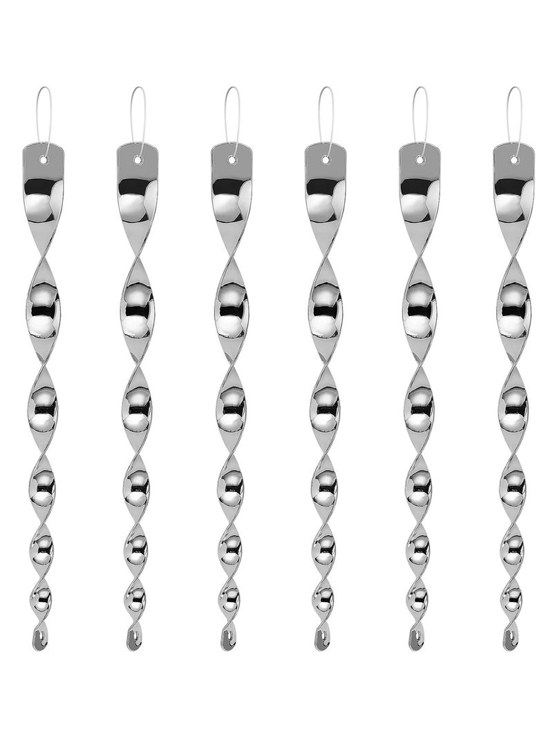 Generic Woodpecker Rods for House,Bird Reflective Devices Outdoor,Reflective Scare Rods,Bird Reflectors for Outside（Christmas Reflector Strip Hanging Home As Decoration(6PCS)  - Image 1