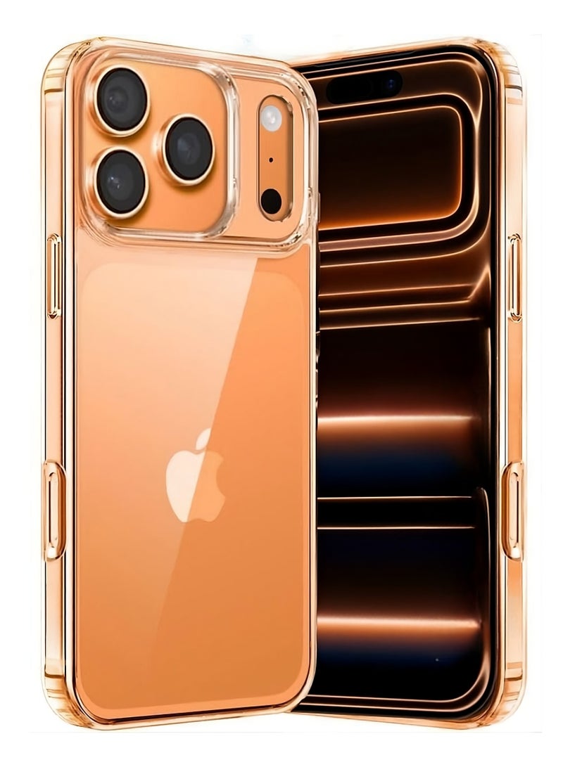 جراب iPhone 17 Pro Max شفاف كريستالي مضاد للصفرة لهاتف iPhone 17 Pro Max مضاد للخدش والسقوط جراب شفاف رفيع لهاتف iPhone 17 Pro Max مقاس 6.9 بوصة - Image 1