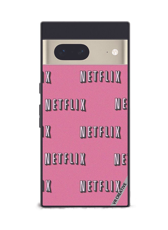 VR CREATIVE Protective Case Cover For Google Pixel 7 Netflix Design Multicolour - Image 1
