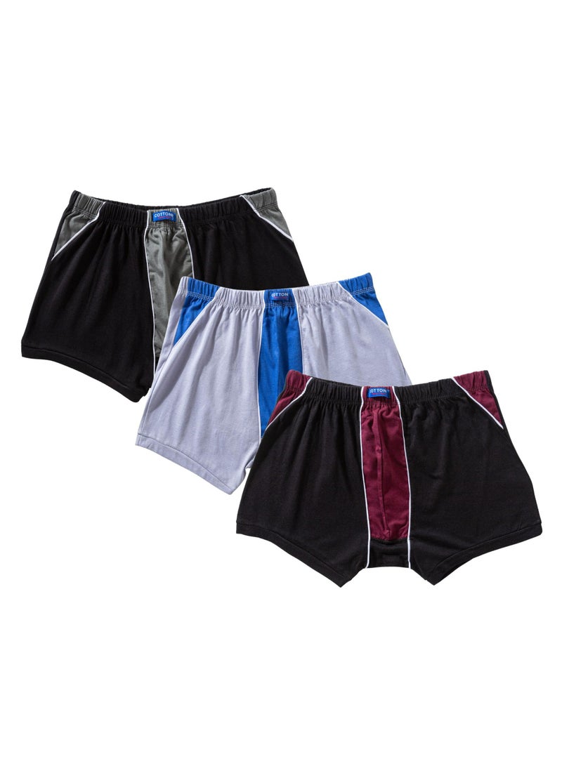 Cottonil Pack of 3 Digital Cotton 100% Boxer Short Underwear - Image 1